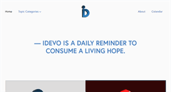 Desktop Screenshot of idevo.org