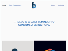Tablet Screenshot of idevo.org